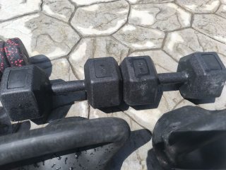 Pack CrossFit / Gimnasio: Barra, Mancuernas, Kettl