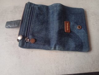 Cartera Desigual Denim Negra y Azul
