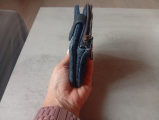 Cartera Desigual Denim Negra y Azul