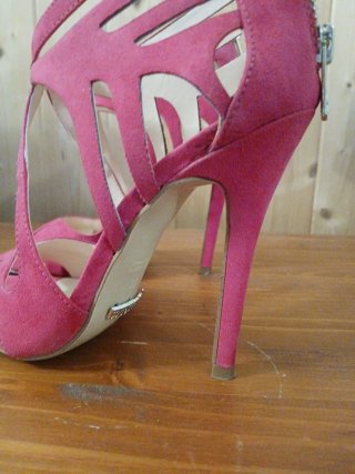 Scarpe con tacco donna fucsia