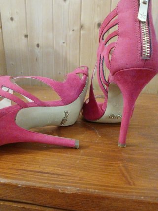 Scarpe con tacco donna fucsia