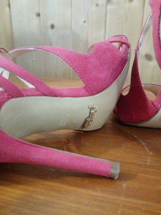 Scarpe con tacco donna fucsia
