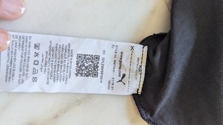 Camiseta Puma Negra Mujer Talla M