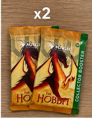 2 COLLECTOR BOOSTER THE HOBBIT INGLES TCG MAGIC
