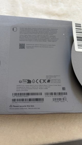 Apple Watch Ultra 2 49mm Negro Titanio + Correas