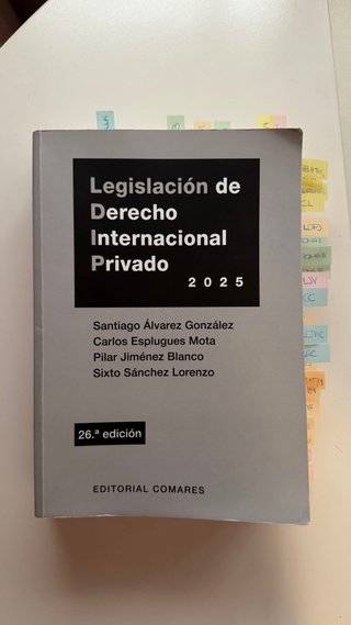 Legislación de derecho internacional privado 2025