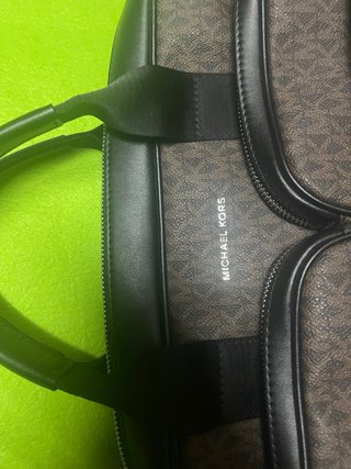 Maletín Michael Kors Caballero Marrón Negro