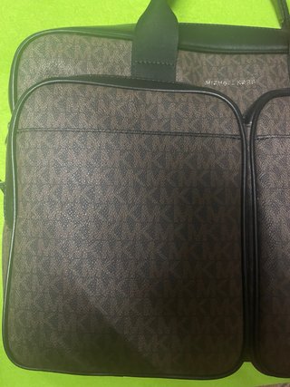 Maletín Michael Kors Caballero Marrón Negro