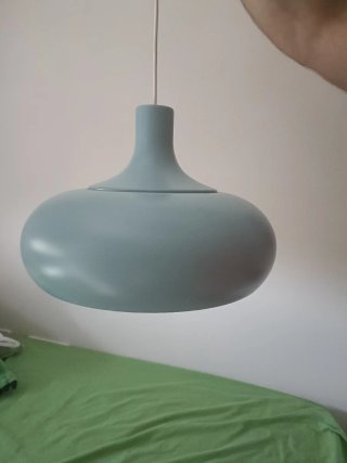Lámpara de techo turquesa