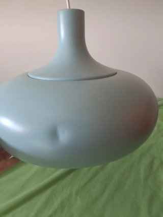 Lámpara de techo turquesa