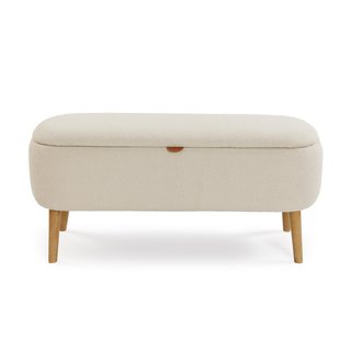 Banqueta Pie de Cama Maniko Beige