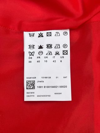 Chaqueta corta BOSS roja