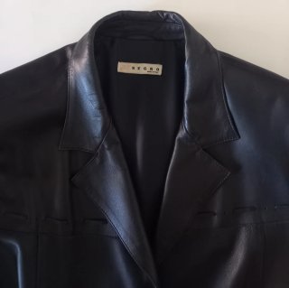 Giaccone donna F.lli Negro nero vintage