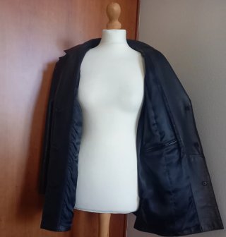 Giaccone donna F.lli Negro nero vintage
