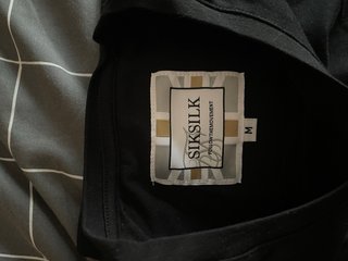 Camiseta SikSilk Negra Talla M