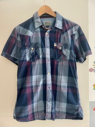 Camisa cuadros Petrol Industries hombre.