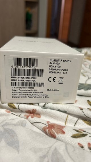 Huawei P Smart+ 2018 Negro/Azul
