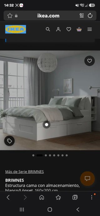 !!!URGEEE!!aa 2 Camas IKEA BRIMNES 160x200 con caj