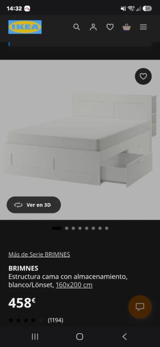 !!!URGEEE!!aa 2 Camas IKEA BRIMNES 160x200 con caj