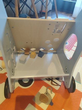 Andador/Carrito bebé madera actividades