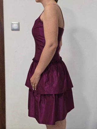 Vestido Tintoretto cerimónia + capa tule