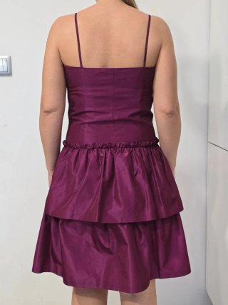 Vestido Tintoretto cerimónia + capa tule