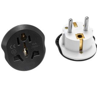 Adaptador de viaje para corriente (enchufe)