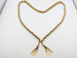 Cadena Oro 18k con Tassels
