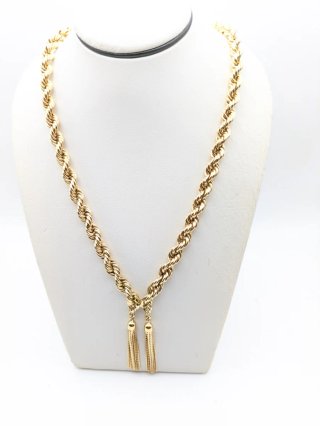 Cadena Oro 18k con Tassels