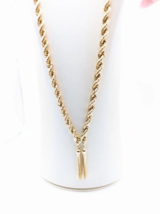 Cadena Oro 18k con Tassels