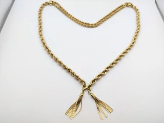 Cadena Oro 18k con Tassels