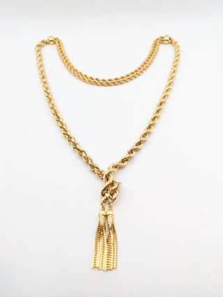 Cadena Oro 18k con Tassels