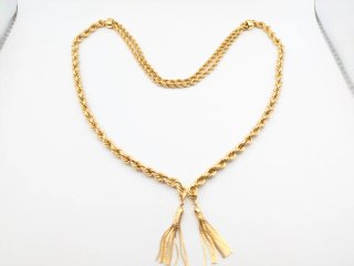 Cadena Oro 18k con Tassels