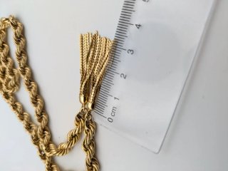 Cadena Oro 18k con Tassels