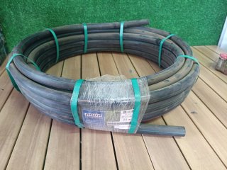 Aqua Control 62525 - Tubería riego de 25 mm, Negro