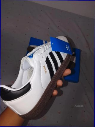 Adidas Samba Talla 40 Blancas y Grises