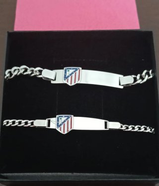 Pack 2 Pulseras Atletico de Madrid Escudo