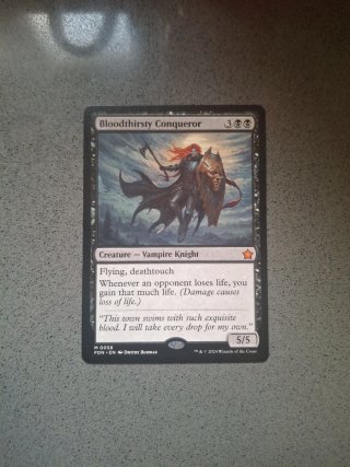Magic Conquistador Sediento de Sangre Carta