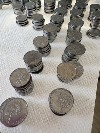 Lote 403 monedas 1 Peseta (1989-2001)