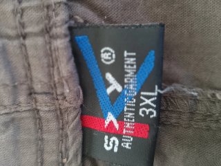 Pantaloni cargo grigi/marrone uomo