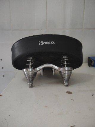 Asiento Bici Vintage Negro