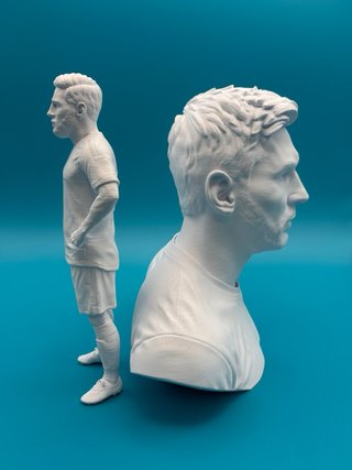 Busto 3D Messi - Altezza 20cm