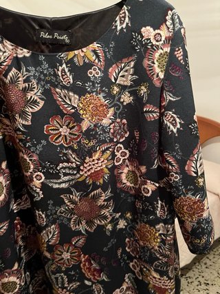 Vestido estampado floral Pilar Prieto talla 50