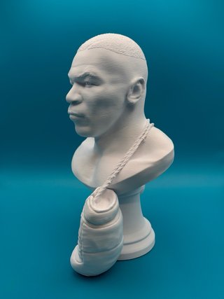 Busto 3D Mike Tyson - Altezza 25cm