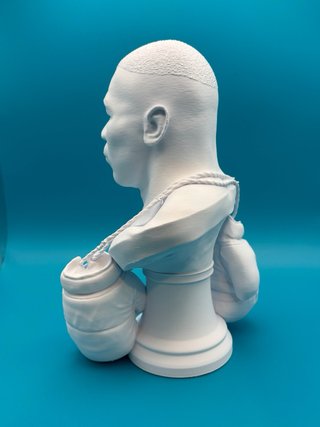 Busto 3D Mike Tyson - Altezza 25cm