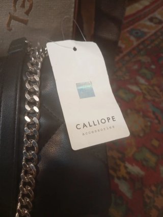Borsa donna trapuntata con catena