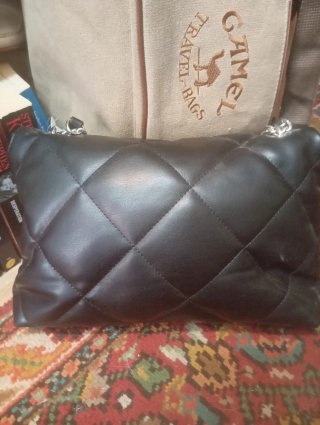 Borsa donna trapuntata con catena