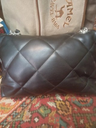 Borsa donna trapuntata con catena
