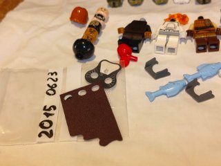 Piezas Lego Star Wars: Cuerpos, Cascos, Caras