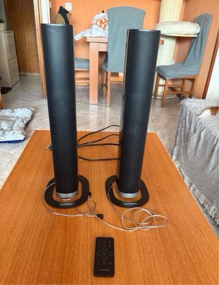 PACK TV 55’’ caja + DVD + Disco Duro + Altavoces
